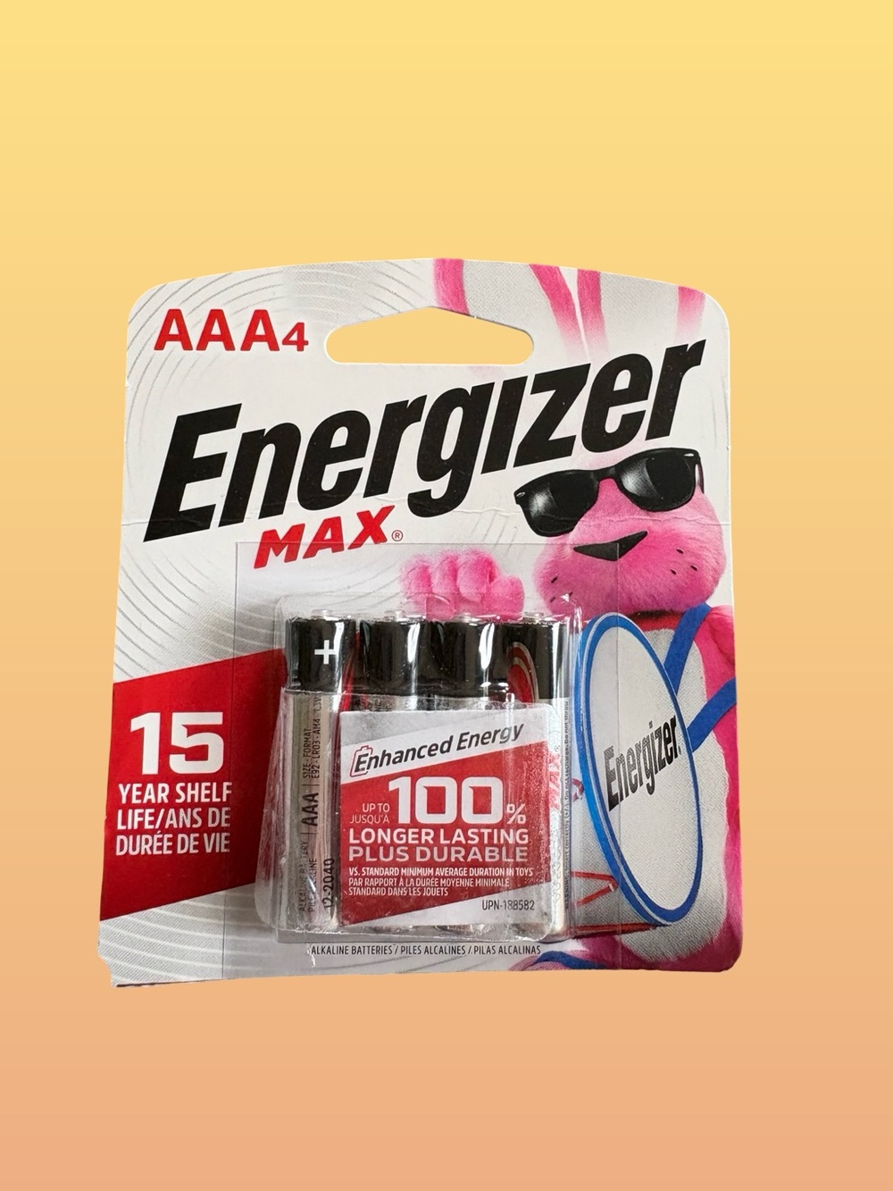 Max AAA Batteries (4-Pack) - Black & Silver